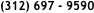 (312) 697 - 9590